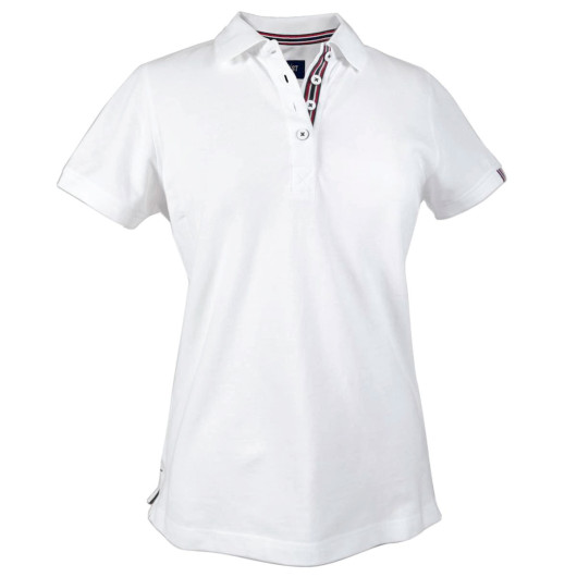 Avalon Womens Cotton Polos White